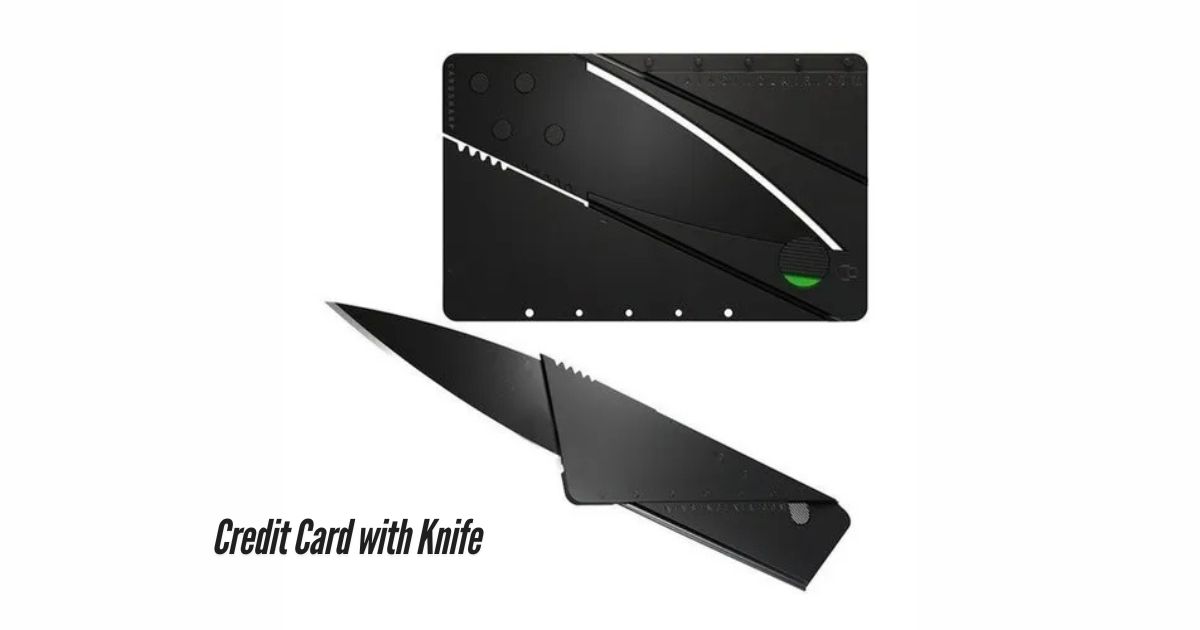 Credit Card with Knife: Everything You Need to Know About This Versatile Tool